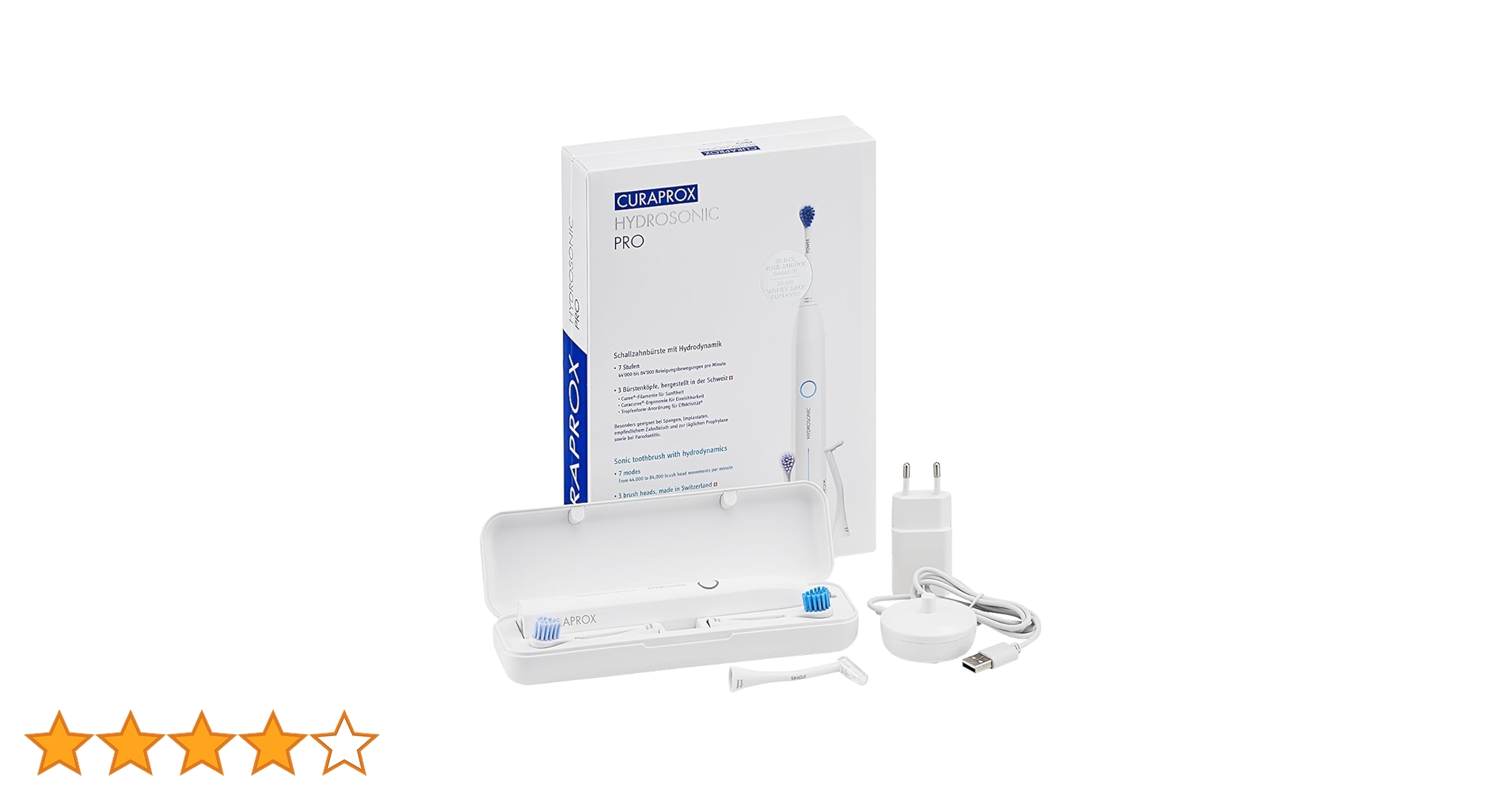 Curaprox Hydrosonic Pro Electric Toothbrush for Adults – 7